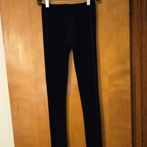 NWT Crewcuts Stretch Velvet Leggings Black 14
